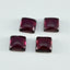 Garnet 1PC Small 7x7 MM Square Cabochon Red Splendid semi Precious Loose Gemstone