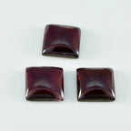 Garnet 1PC Small 8x8 MM Square Cabochon Red Luster semi Precious Loose Gemstones