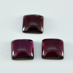 Garnet 1PC Small 8x8 MM Square Cabochon Red Luster semi Precious Loose Gemstones