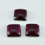 Garnet 1PC Small 8x8 MM Square Cabochon Red Luster semi Precious Loose Gemstones