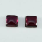 Garnet 1PC Medium 9x9 MM Square Cabochon Red Lustrous semi Precious Semi Precious Gemstone