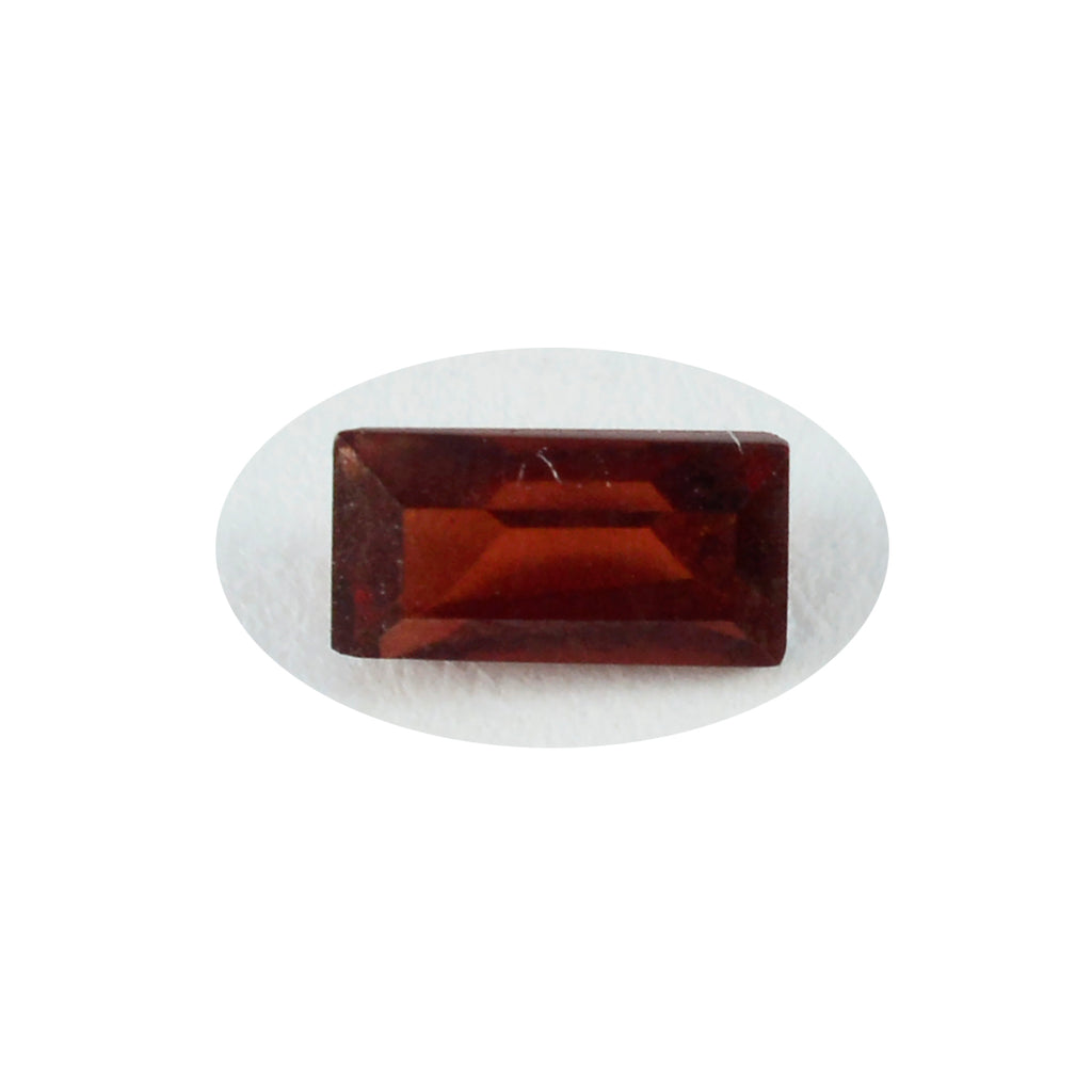 Garnet 1PC Chunky 10x20 MM Baguette Faceted Red Pure Semi Precious Loose Gems