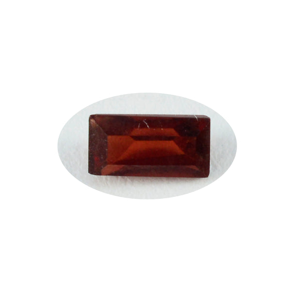 Garnet 1PC Chunky 10x20 MM Baguette Faceted Red Pure Semi Precious Loose Gems