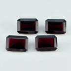 Garnet 1PC Chunky 13x18 MM Emerald Faceted Red Splendid Semi Precious Gems