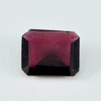 Garnet 1PC Large 10x12 MM Emerald Faceted Red Brilliant Semi Precious Loose Gems