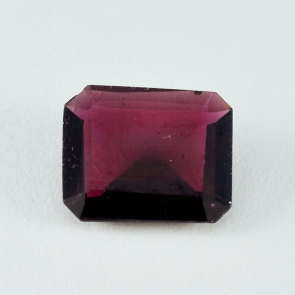 Garnet 1PC Large 10x12 MM Emerald Faceted Red Brilliant Semi Precious Loose Gems