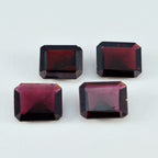 Garnet 1PC Chunky 12x16 MM Emerald Faceted Red Polished Semi Precious Loose Gemstones