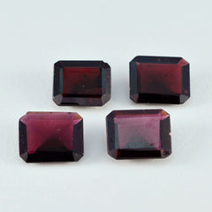 Garnet 1PC Chunky 12x16 MM Emerald Faceted Red Polished Semi Precious Loose Gemstones