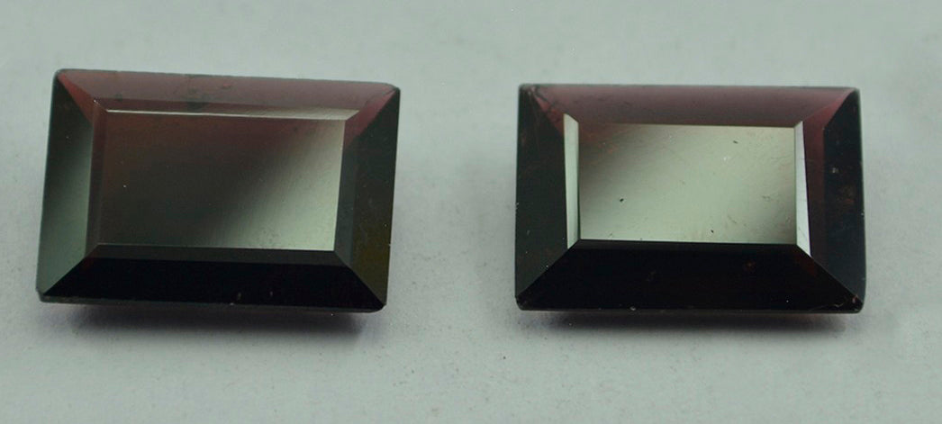 Garnet 1PC Chunky 12x16 MM Emerald Faceted Red Polished Semi Precious Loose Gemstones