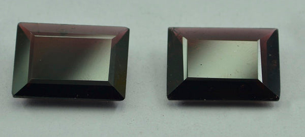 Garnet 1PC Chunky 12x16 MM Emerald Faceted Red Polished Semi Precious Loose Gemstones