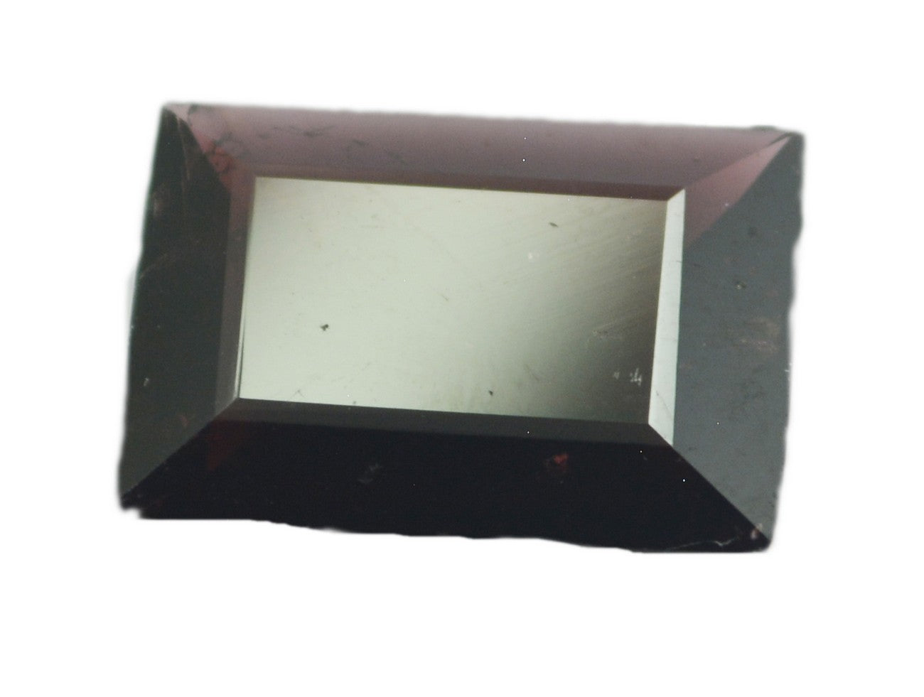 Garnet 1PC Chunky 15x20 MM Emerald Faceted Red Luster Semi Precious Loose Gems Secundaire afbeelding