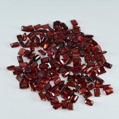 Garnet 1PC Tiny 5x7 MM Emerald Faceted Red Shine Semi Precious Loose Gems