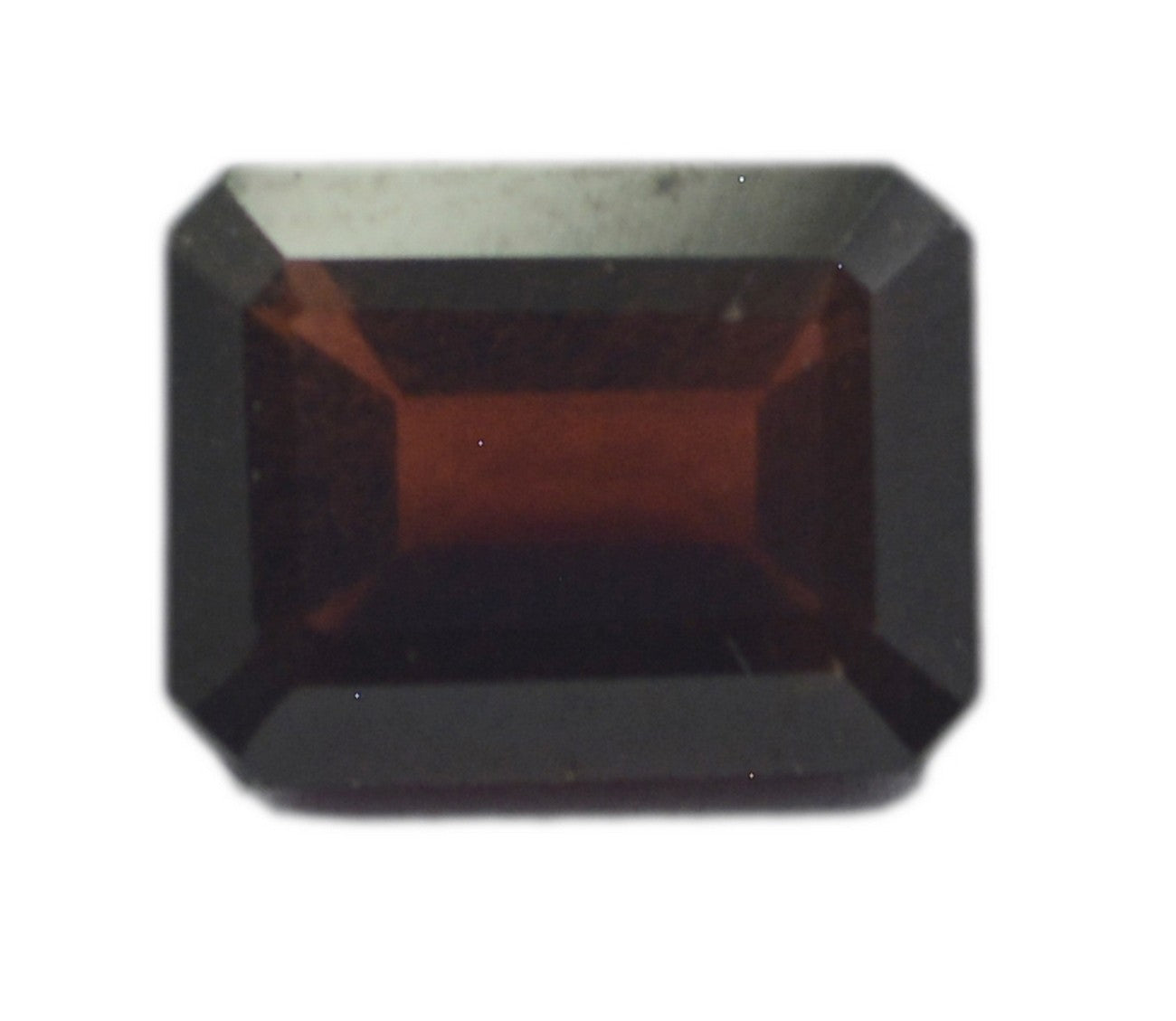 Garnet 1PC Medium 8x10 MM Emerald Faceted Red Superior Semi Precious Loose Gemstone