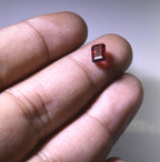 Garnet 1PC Medium 8x10 MM Emerald Faceted Red Superior Semi Precious Loose Gemstone