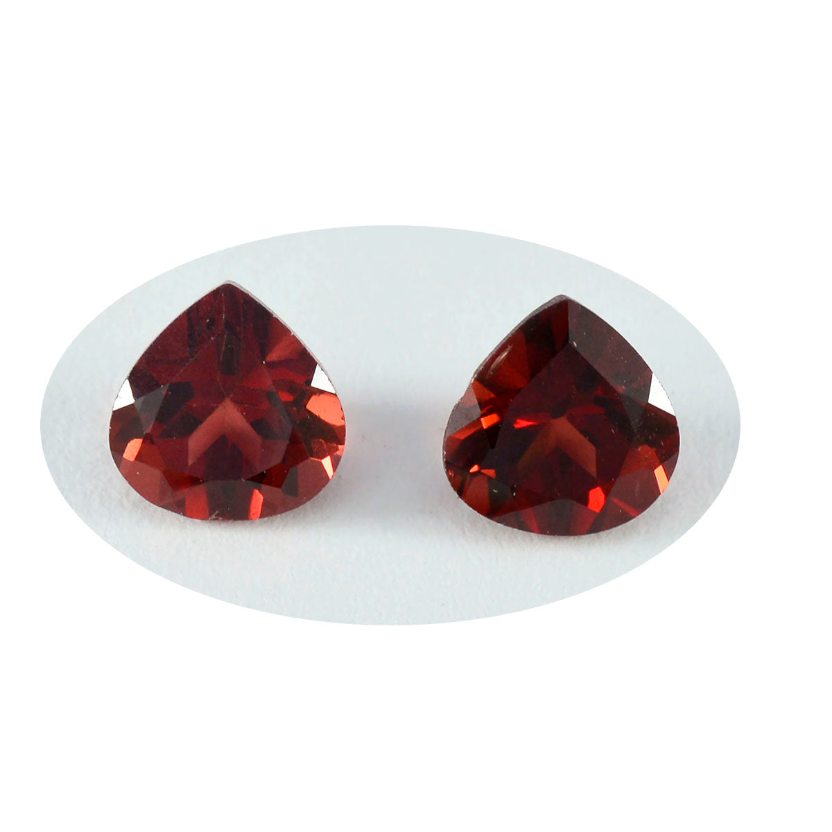 Garnet 1PC Large 12x12 MM Heart Faceted Red High Quality Semi Precious Loose Gemstones Главное изображение товара