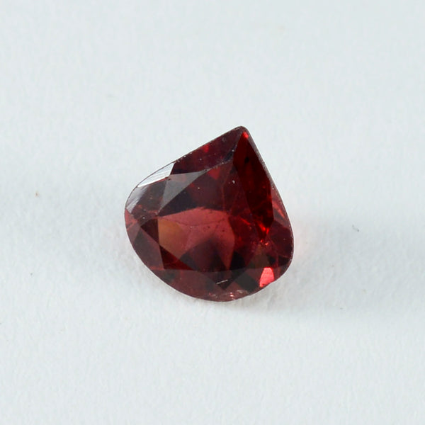 Garnet 1PC Chunky 14x14 MM Heart Faceted Red Genuine Semi Precious Loose Gems