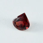 Garnet 1PC Chunky 15x15 MM Heart Faceted Red Superior Semi Precious Loose Gemstone