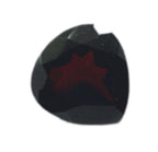 Garnet 1PC Chunky 15x15 MM Heart Faceted Red Superior Semi Precious Loose Gemstone