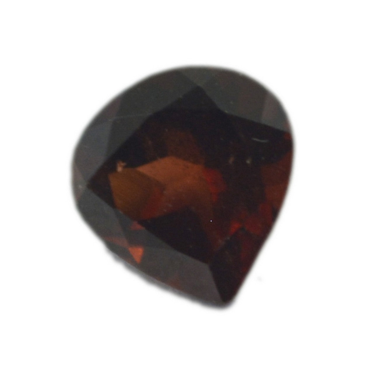 Garnet 1PC Chunky 16x16 MM Heart Faceted Red Pure Semi Precious Loose Gemstones Второстепенное изображение товара