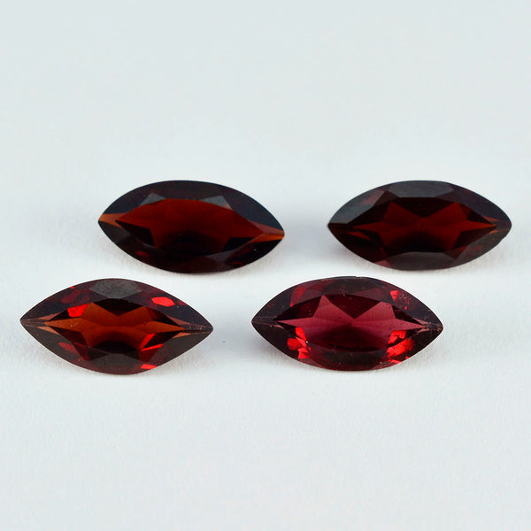 Garnet 1PC Chunky 10x20 MM Marquise Faceted Red Shine Semi Precious Loose Gemstones