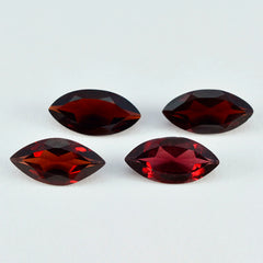 Garnet 10PC Tiny 2x4 MM Marquise Faceted Red Pure Semi Precious Loose Gemstones