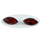 Garnet 1PC Medium 7x14 MM Marquise Faceted Red Luster Semi Precious Loose Gems