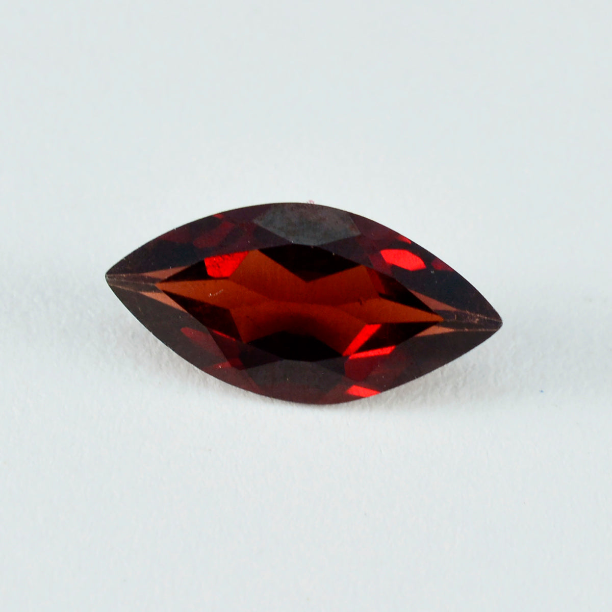 Garnet 1PC Chunky 10x20 MM Marquise Faceted Red Shine Semi Precious Loose Gemstones Главное изображение товара