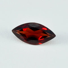 Garnet 1PC Chunky 10x20 MM Marquise Faceted Red Shine Semi Precious Loose Gemstones