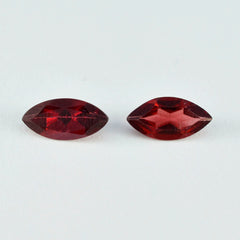 Garnet 1PC Small 6x12 MM Marquise Faceted Red Splendid Semi Precious Gems