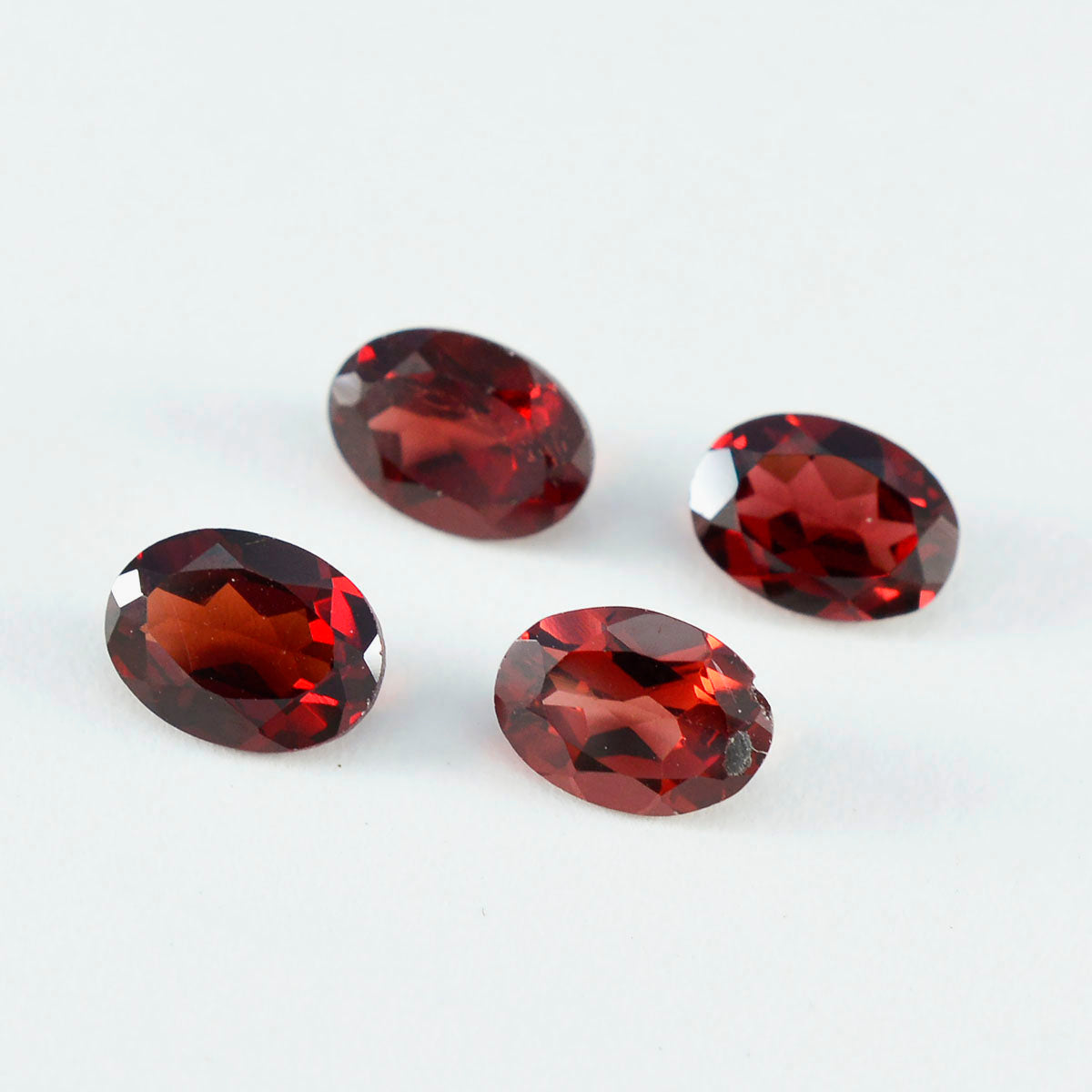 Garnet 1PC Large 9x11 MM Oval Faceted Red Shine Semi Precious Loose Gemstones