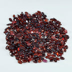 Garnet 1PC Small 6x8 MM Oval Faceted Red Sparkling Semi Precious Loose Gemstone