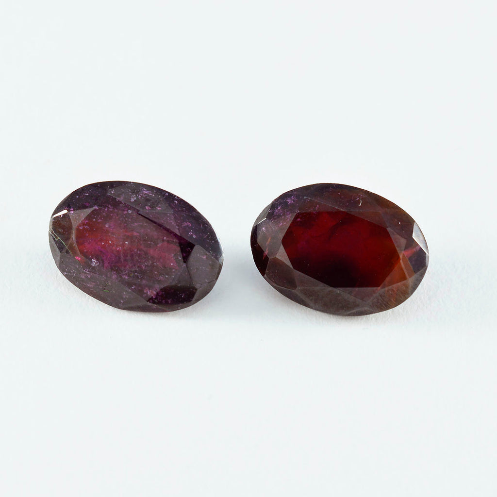 Garnet 1PC Chunky 12x16 MM Oval Faceted Red Genuine Semi Precious Loose Gemstones