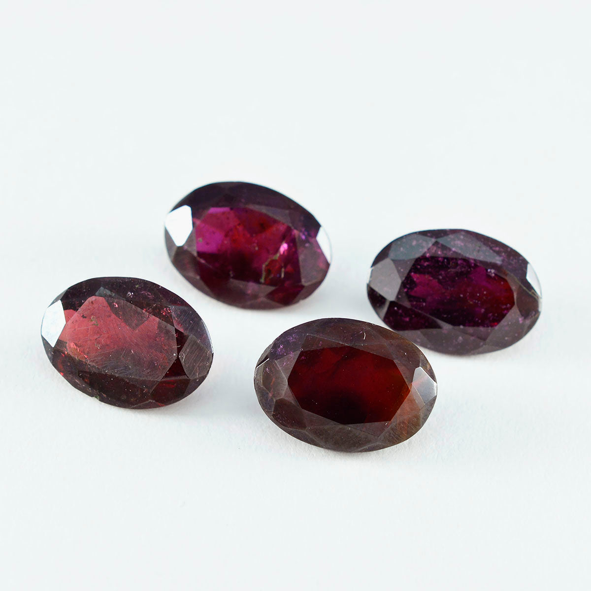Garnet 1PC Chunky 12x16 MM Oval Faceted Red Genuine Semi Precious Loose Gemstones