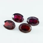 Garnet 1PC Chunky 12x16 MM Oval Faceted Red Genuine Semi Precious Loose Gemstones