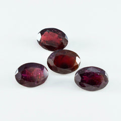 Garnet 1PC Small 7x9 MM Oval Faceted Red Splendid Semi Precious Gems