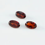 Garnet 1PC Tiny 5x7 MM Oval Faceted Red Brilliant Semi Precious Loose Gems