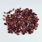 Garnet 1PC Tiny 5x7 MM Oval Faceted Red Brilliant Semi Precious Loose Gems