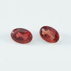 Garnet 1PC Small 6x9 MM Oval Faceted Red Polished Semi Precious Loose Gemstones