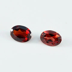 Garnet 1PC Small 7x9 MM Oval Faceted Red Splendid Semi Precious Gems