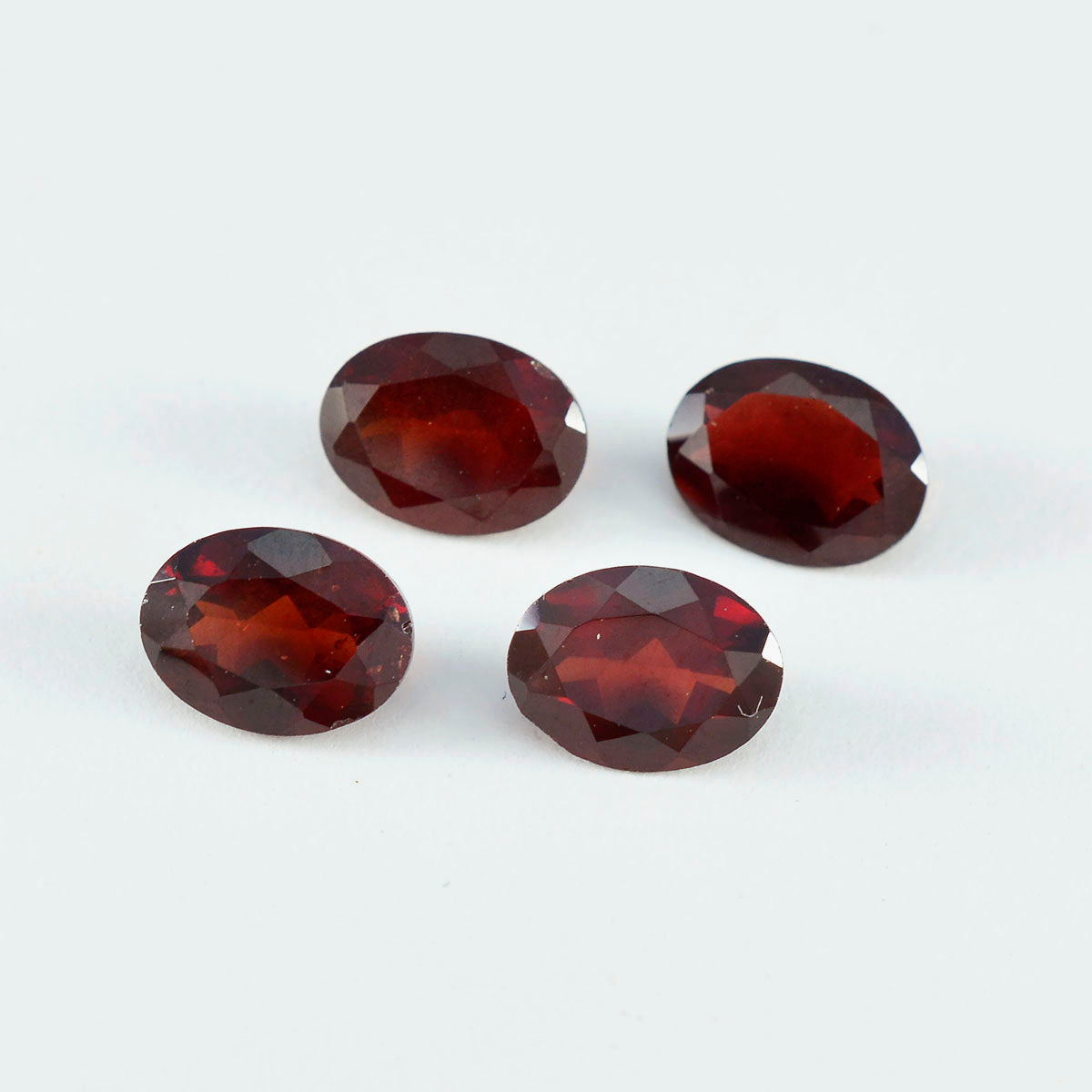 Garnet 1PC Large 9x11 MM Oval Faceted Red Shine Semi Precious Loose Gemstones Главное изображение товара