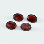 Garnet 1PC Large 9x11 MM Oval Faceted Red Shine Semi Precious Loose Gemstones