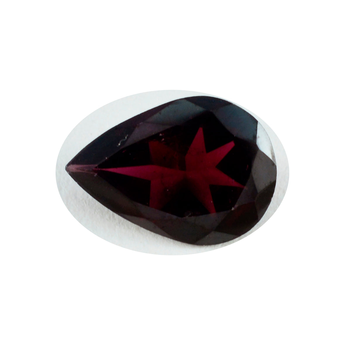 Garnet 1PC Chunky 13x18 MM Pear Faceted Red Fine Semi Precious Loose Gemstone Immagine secondaria del prodotto