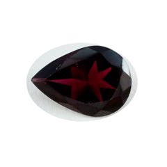 Garnet 1PC Chunky 13x18 MM Pear Faceted Red Fine Semi Precious Loose Gemstone