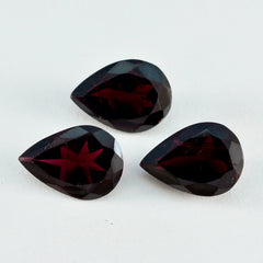 Garnet 1PC Tiny 3x5 MM Pear Faceted Red High Quality Semi Precious Loose Gems