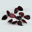 Garnet 1PC Large 8x12 MM Pear Faceted Red Splendid Semi Precious Loose Gemstone