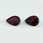 Garnet 1PC Chunky 15x20 MM Pear Faceted Red High Quality Semi Precious Loose Gemstones
