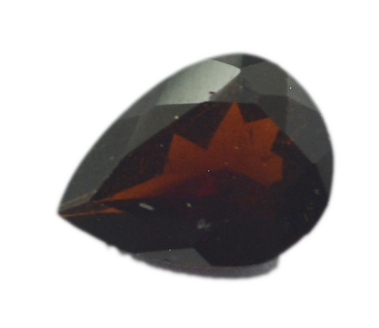 Garnet 1PC Chunky 12x16 MM Pear Faceted Red Shine Semi Precious Loose Gems