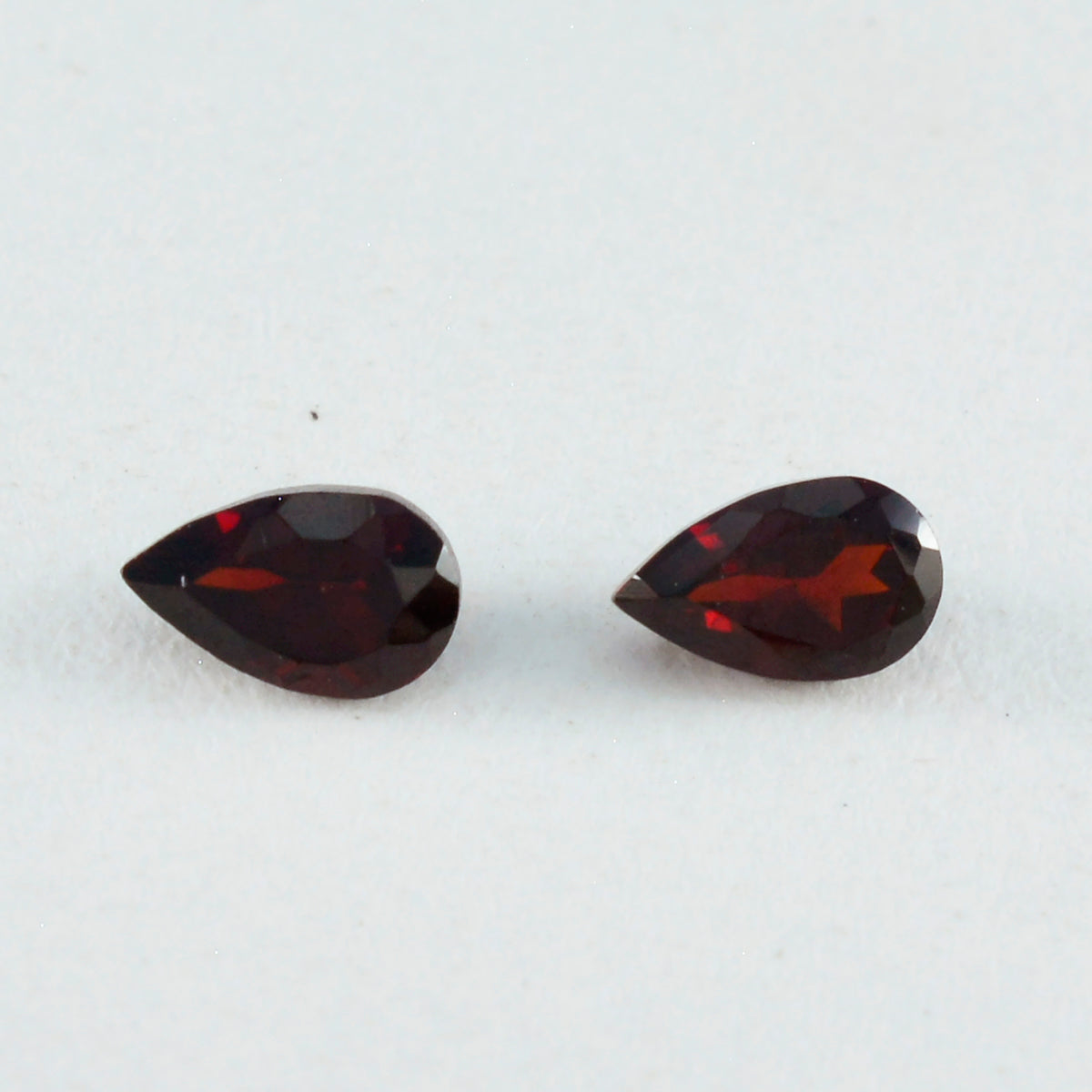 Garnet 1PC Tiny 5x7 MM Pear Faceted Red Genuine Semi Precious Loose Gemstones