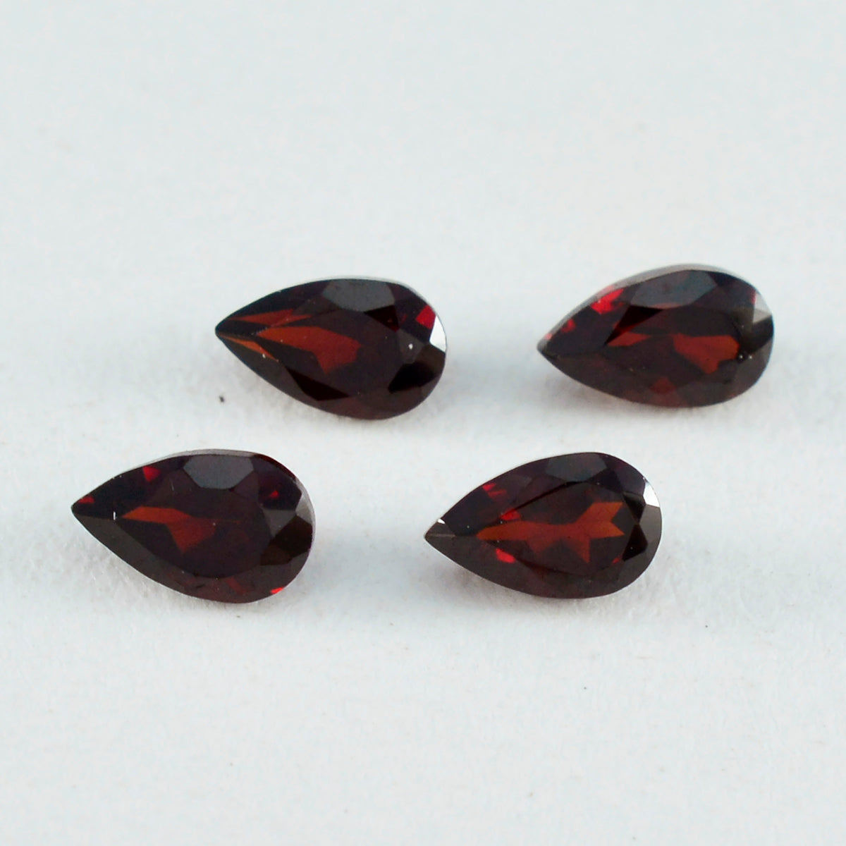 Garnet 1PC Tiny 5x7 MM Pear Faceted Red Genuine Semi Precious Loose Gemstones