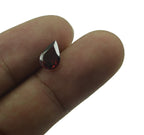 Garnet 1PC Small 7x9 MM Pear Faceted Red Fiery Semi Precious Loose Gemstone